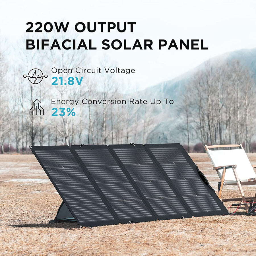 220W Bifacial Solar Panel